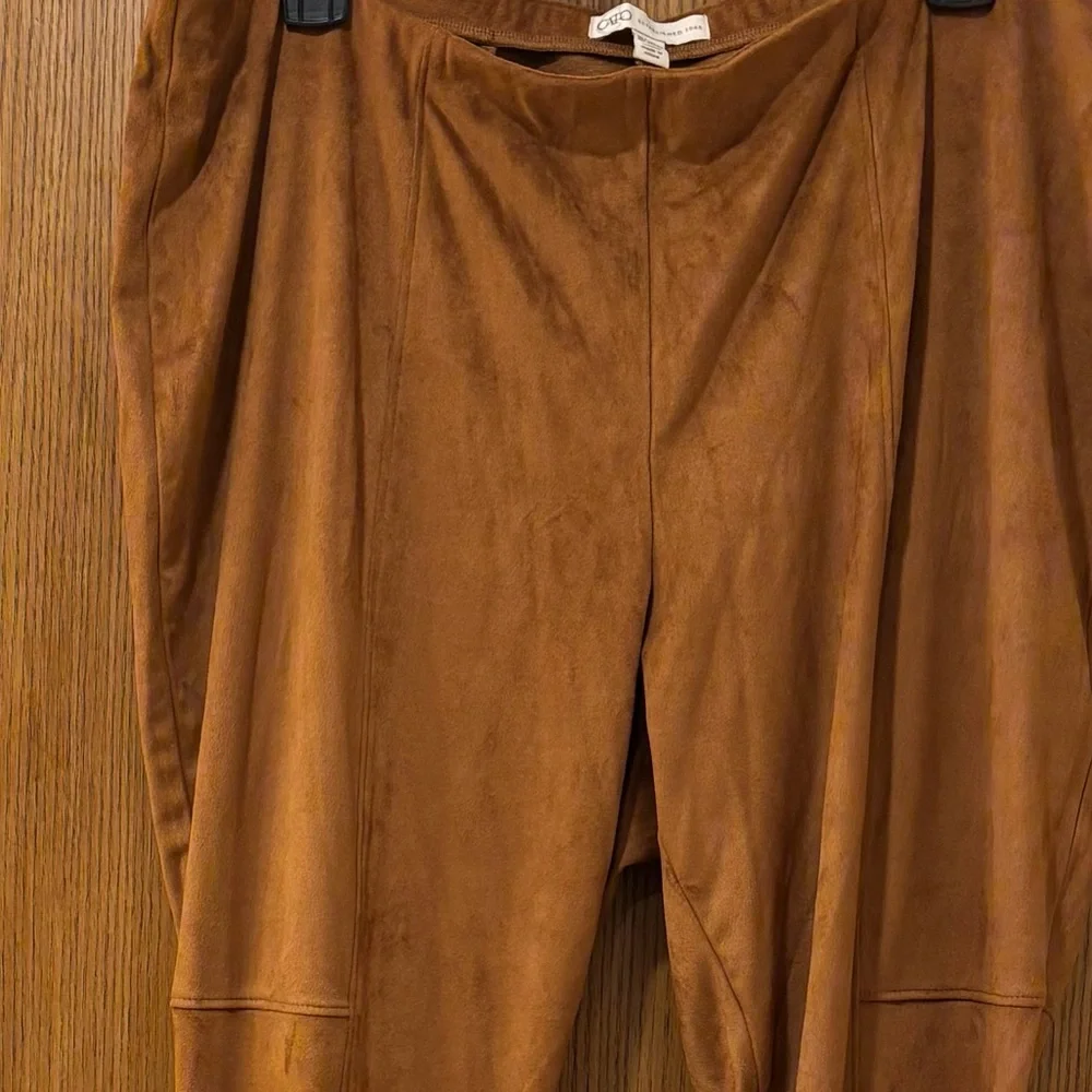 New Cato suede-like pant leggings, 18/20W - Picture 3 of 9